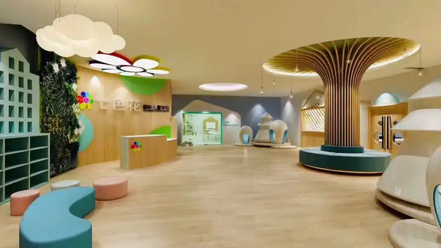 幼儿园早教中心培训机构教育机构琴行设计效果图装修vis设计