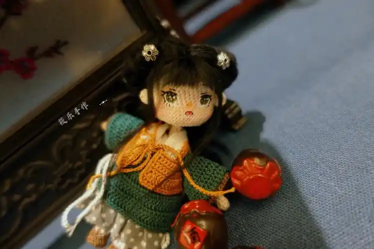 原创钩针古装人偶