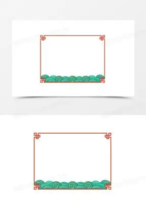 手绘边框简笔画大全_熊猫办公