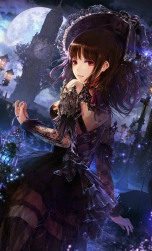 动漫二次元暗黑系美少女壁纸,你就是独一无二的黑暗之光