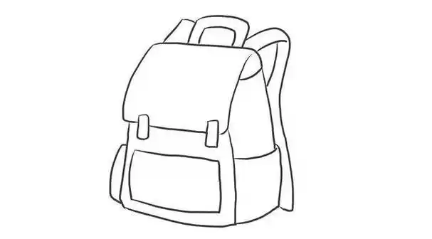 简笔画书包 书包简笔画法