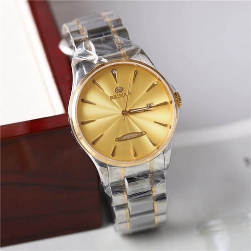 正品reimah雷迈手表男表女表情侣表全自动机械表商务休闲防水8113