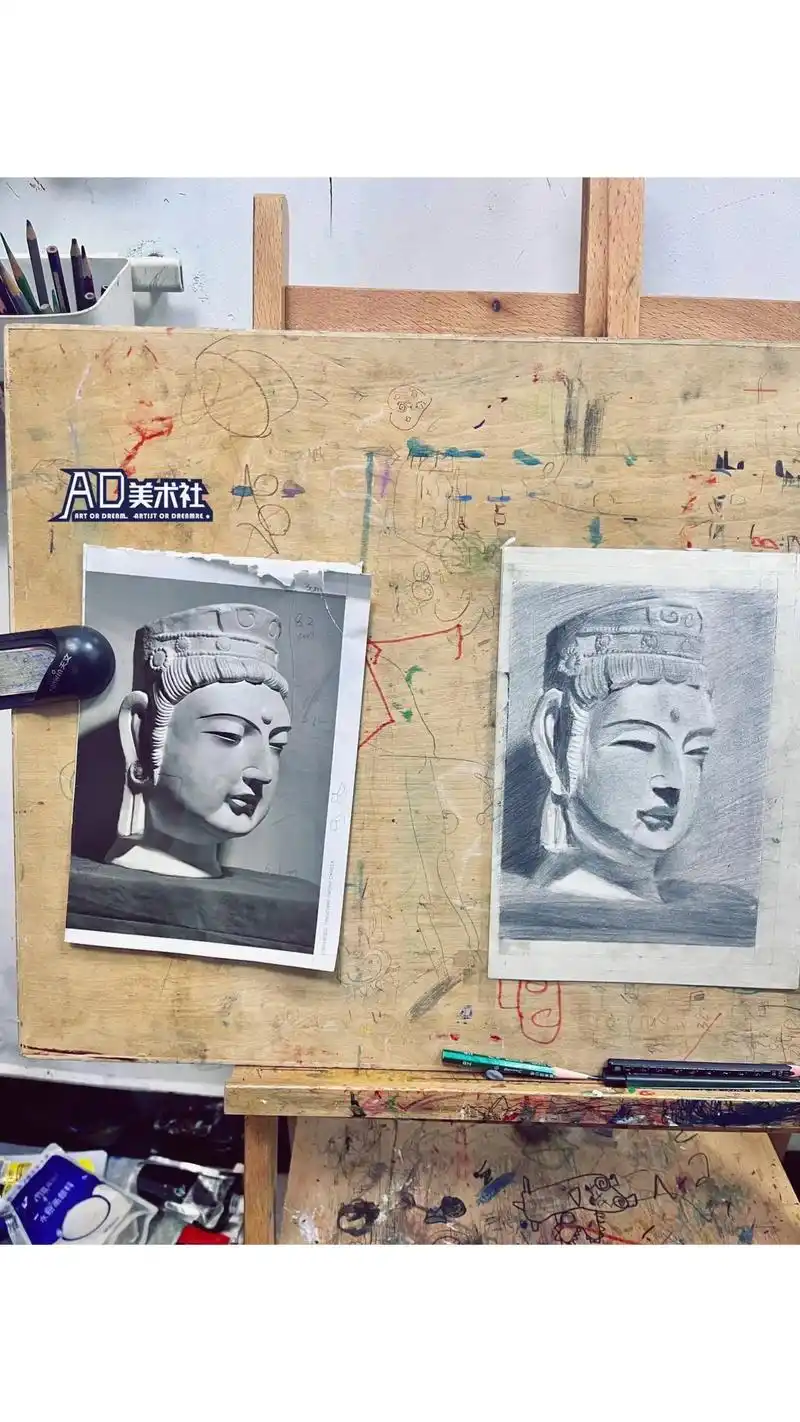 画种:素描 画材:蜻蜓2b 尺寸:16开 年龄:10岁 #手 - 抖音