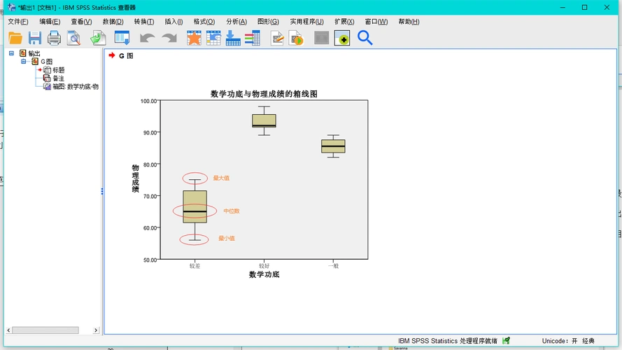 如何使用ibmspssstatistics来绘制箱线图