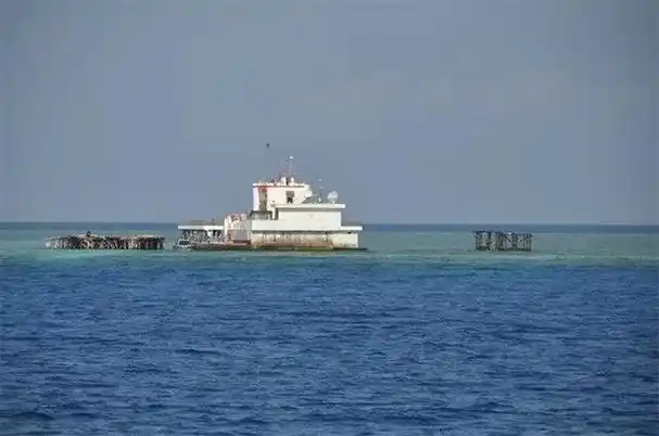 南海填海造岛现状我国成功把南薰礁吹填成为南薰岛