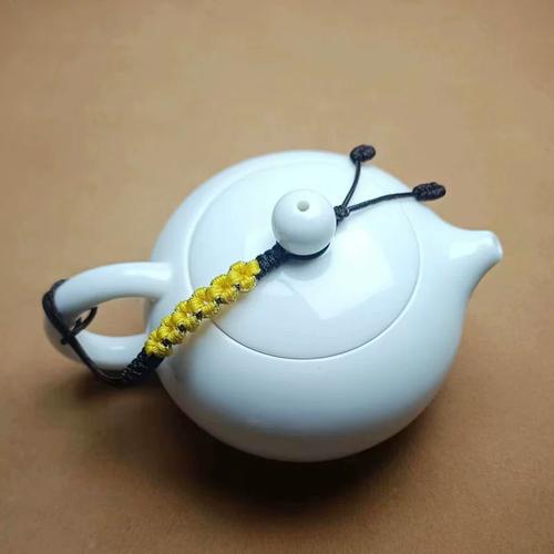 壶把绳西施壶绳茶壶防摔绳挂件挂壶绳紫砂壶盖绳子杯盖连接绳