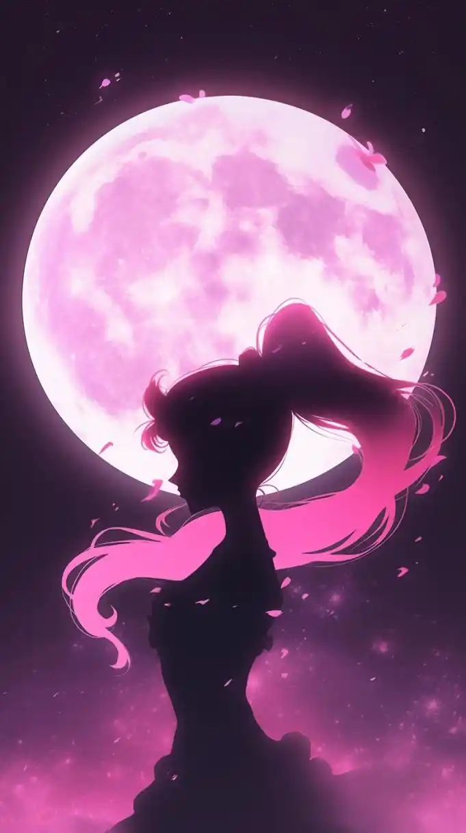 「二次元动漫壁纸分享」美少女战士月亮背影系列