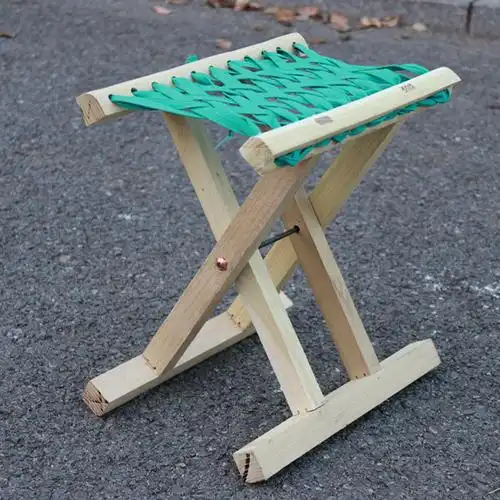 实木折叠凳户外便携凳子可折叠马扎饭店烧烤用的凳子河边钓鱼凳子