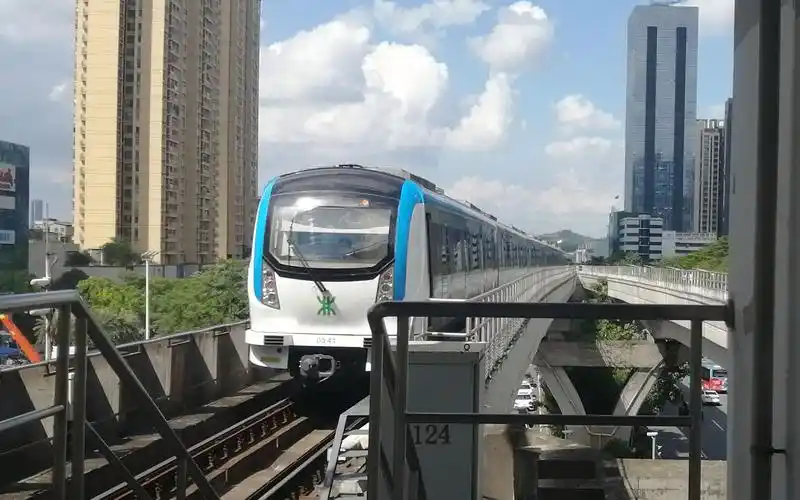 深圳地铁3号线341列车爱联—吉祥站区间行驶片段