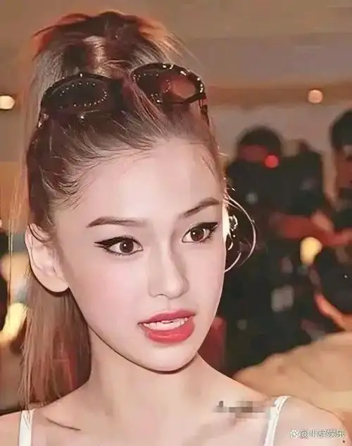 早期的杨颖真是个混血感美女