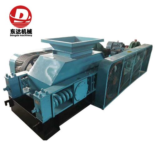 2pg双齿废弃资源砖头渣粉碎机 大小型矿山石头料陶瓷对辊式破碎机