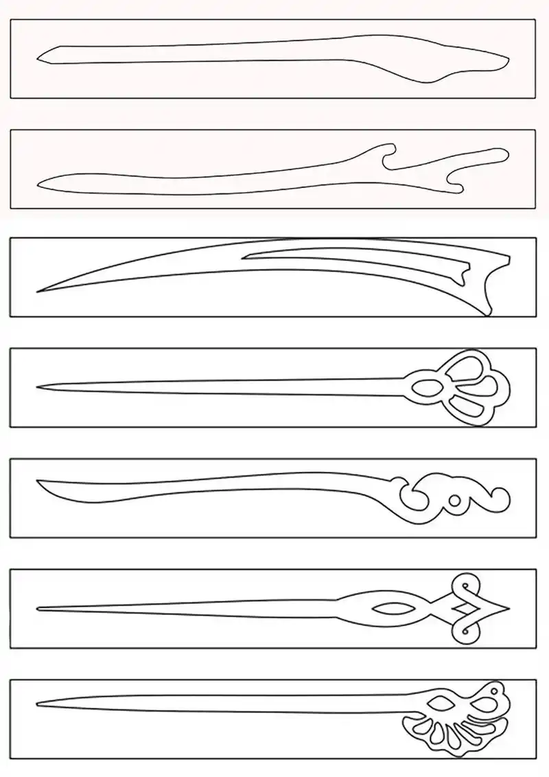 发簪设计图免费送上!#我的手工作品 #全手工制作 #原创手作 - 抖音