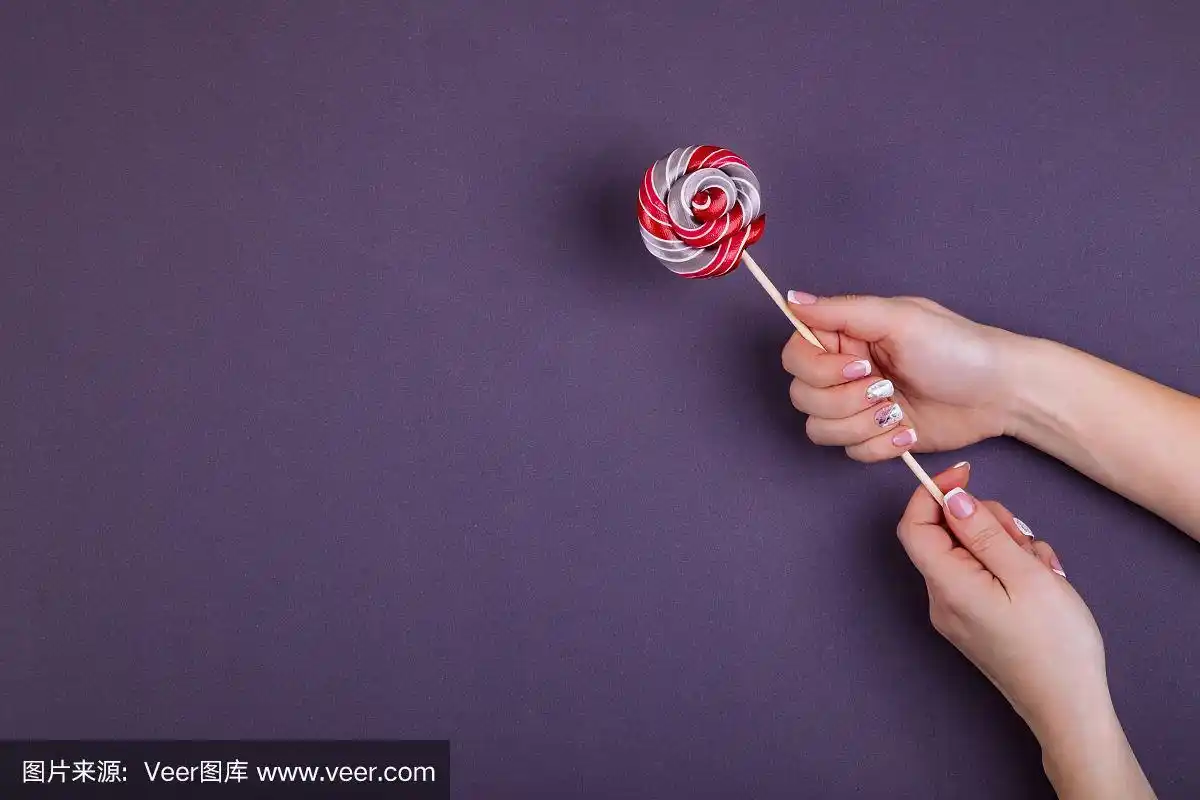 手,棒棒糖,棍,一个物体,糖果