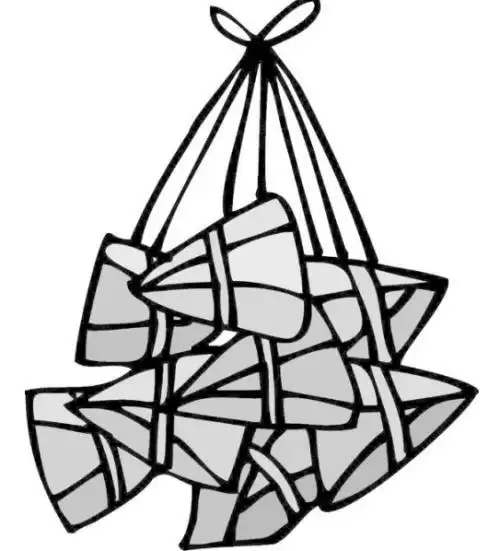 立体图形粽子简笔画视频教程