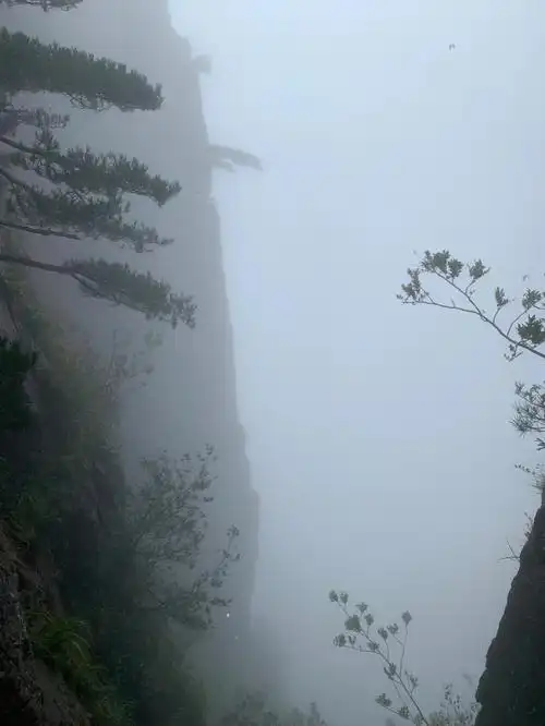 黄山的风景日出