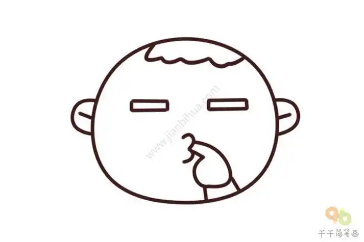 表示气味的卡通简笔画