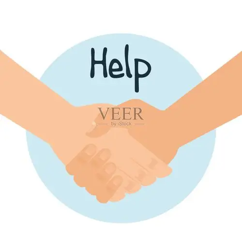 握手人类帮助图标