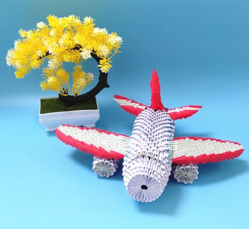 儿童益智三角插手工制作折纸材料包diy半成品立体创意幼儿园飞机