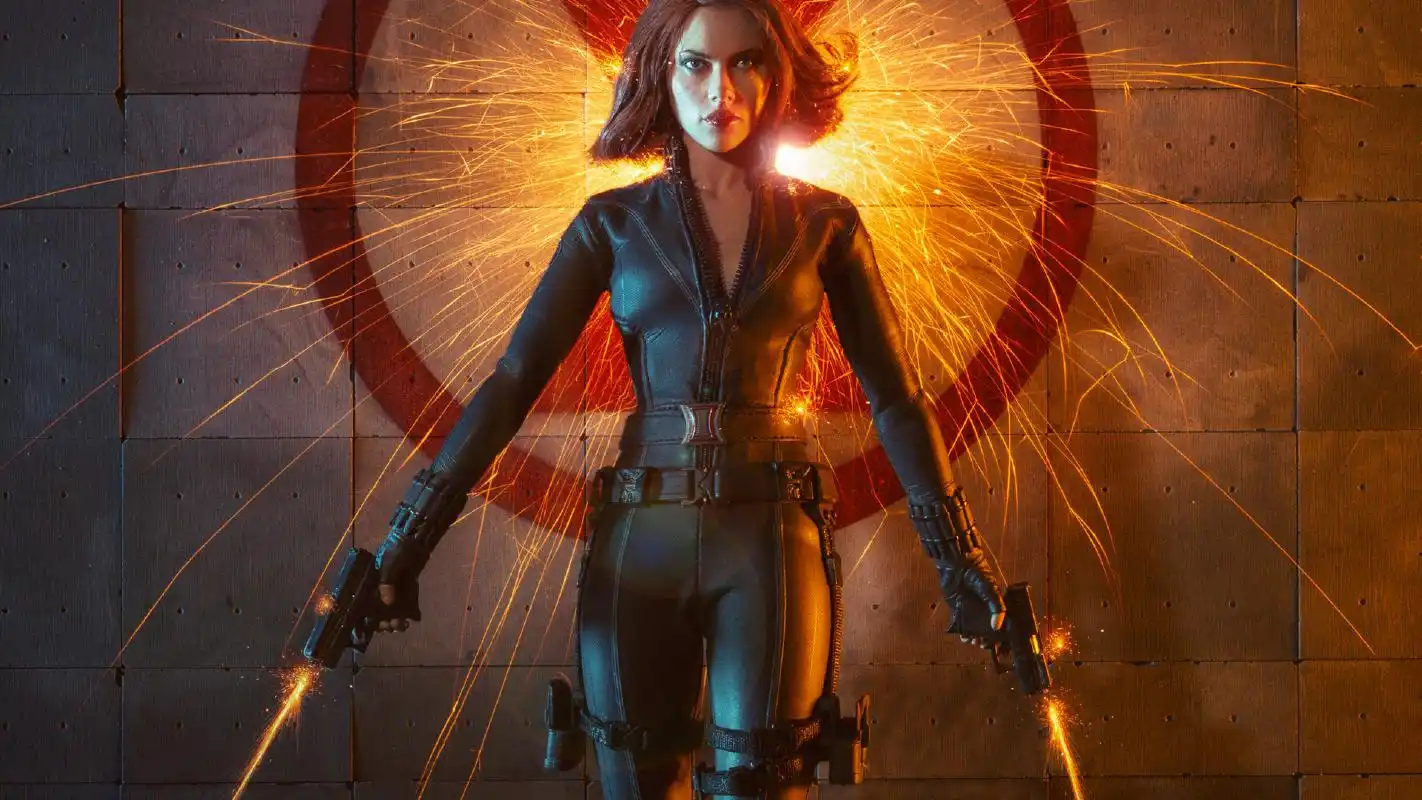 手工艺黑寡妇手工玩偶