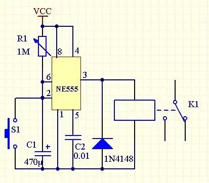 设计一个定时电子开关电路