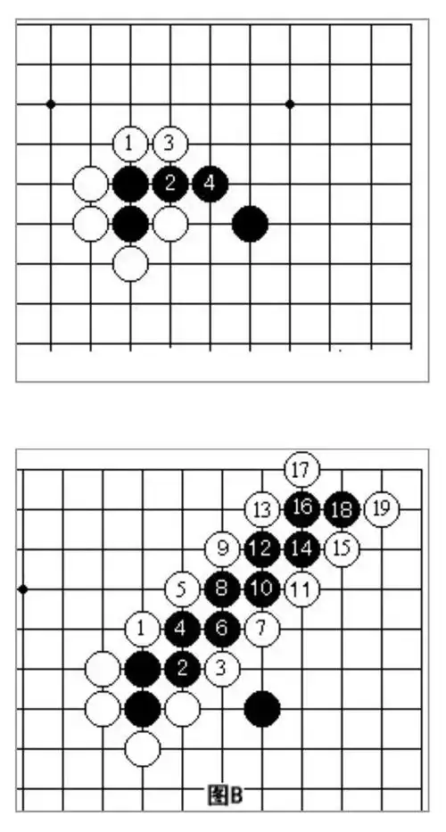 围棋规则新手图解:吃子手段