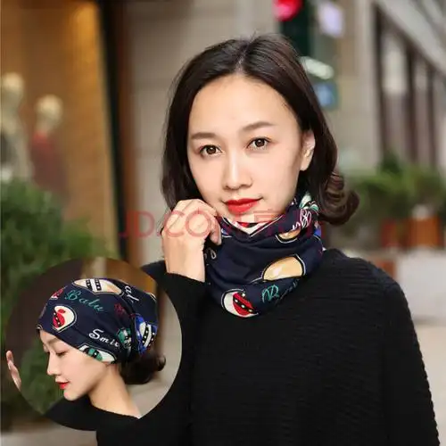 新品推荐 防晒围脖套头女蒙面巾户外小丝巾百搭护颈围巾运动男士防尘