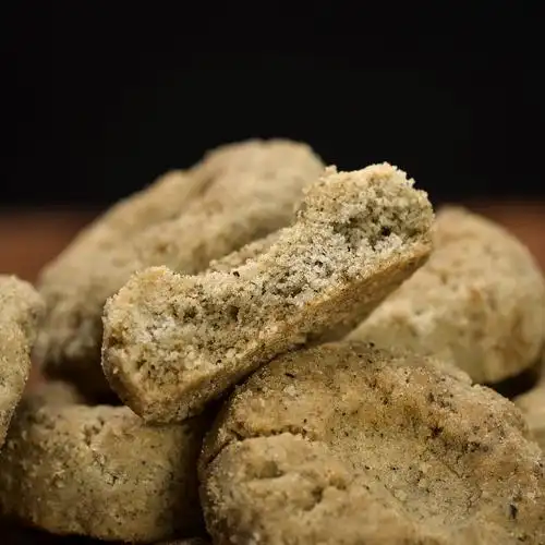 草湖 浙江宁波特产 糕点小吃 零食品 小桃酥 芝麻口味 散装/500g