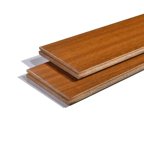 进口实木地板非洲柚木纽墩豆原木纹家用卧室环保实木地板