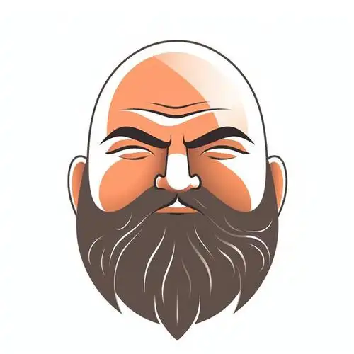 胖子大胡子中年成熟男士的头像图片_男生动漫头像_头像屋