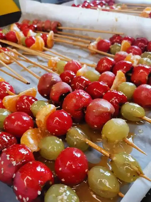 冰糖葫芦,有点甜哦