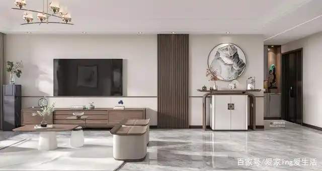 烟台装修 ▏山语城127平新中式风格装修,年轻人同样喜欢的装修