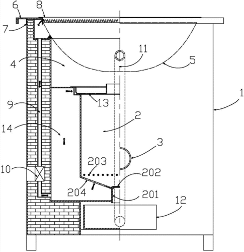 一种无烟节柴灶制造技术,家用无烟节能柴火灶专利_技高网