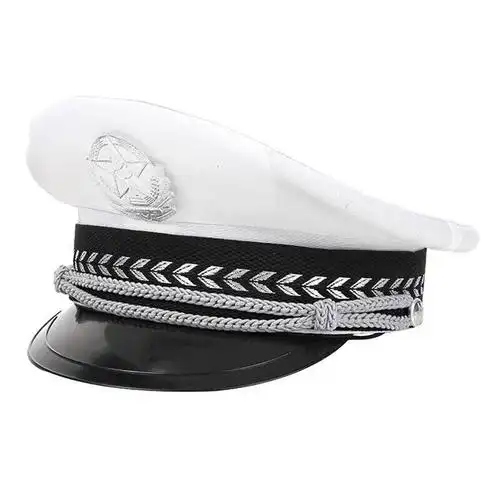 迪鲁奥diluao儿童警察帽子小孩交青少年表演帽保安帽子扮演帽子