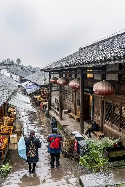 泸州合江尧坝古镇王朝闻故居