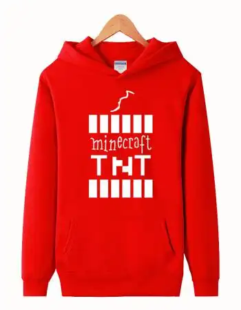 套头卫衣加绒学生外套秋季款连帽衫二次元男女装周边衣服 tnt 红色 xl