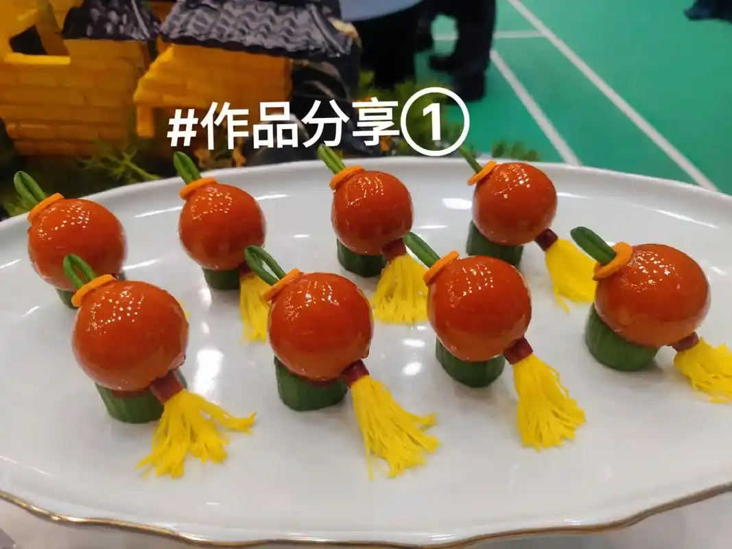 分享一下旅院学子的热菜作品① #烹饪艺术 #创意菜 #美食 #美食拍摄