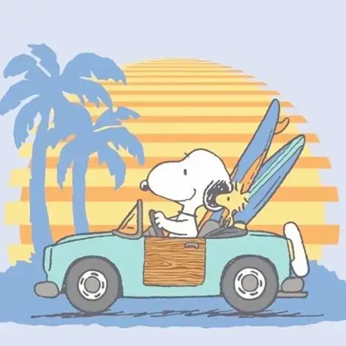 史努比头像去旅行