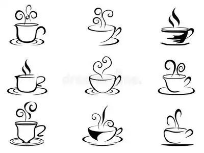 形状摩卡咖啡图片