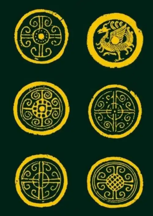 中国的瓦当就是设计师很好的文化元素,符号特色,做中国风可借鉴下