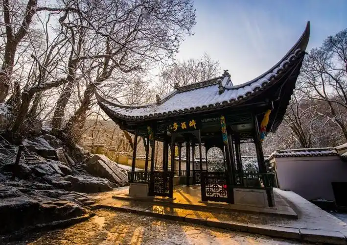 琅琊山旅游公司举行《醉翁亭冬景》摄影图片版权授权仪式_滁州市琅琊