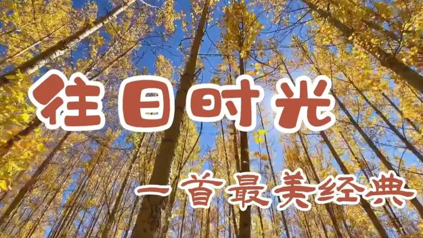 陈敏演唱的这首前苏联风格的歌曲《往日时光》浑厚优美回味无穷-音乐