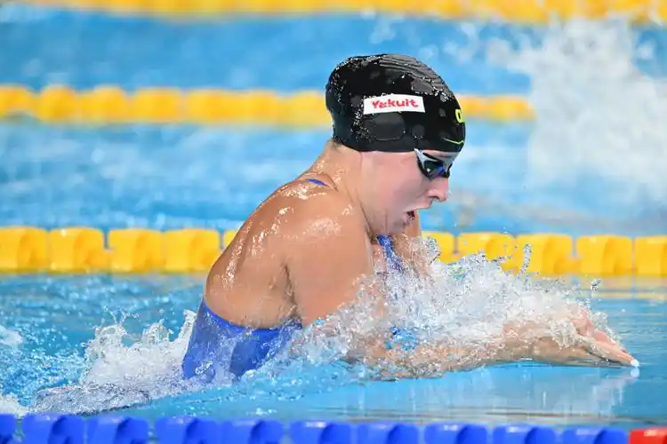 游泳女子100米蛙泳赛况