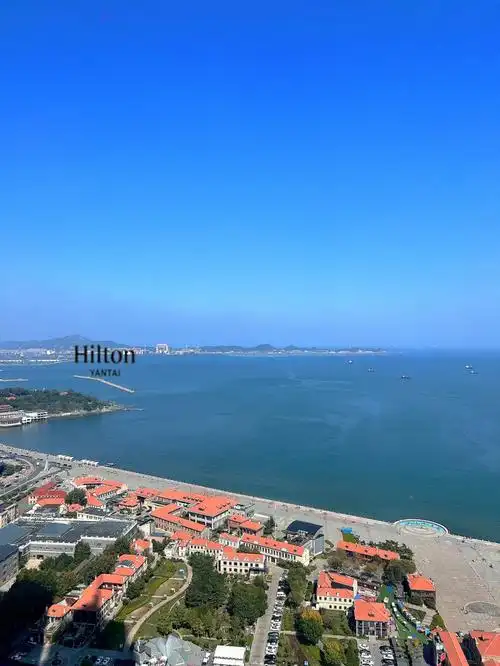 希尔顿酒店  #烟台  #烟台旅行  #海景房