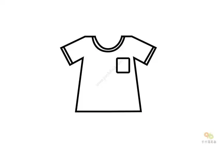 t恤简笔画