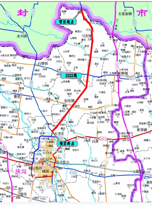 2月10日,记者从扶沟县公路局获悉,2月8日,s222开(封)周(口)交界至扶沟