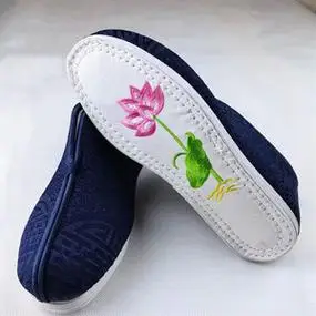 00橄榄枫叶小鸡淘宝女寿鞋殡葬用品老人寿衣棉鞋莲花天梯绣花鞋底