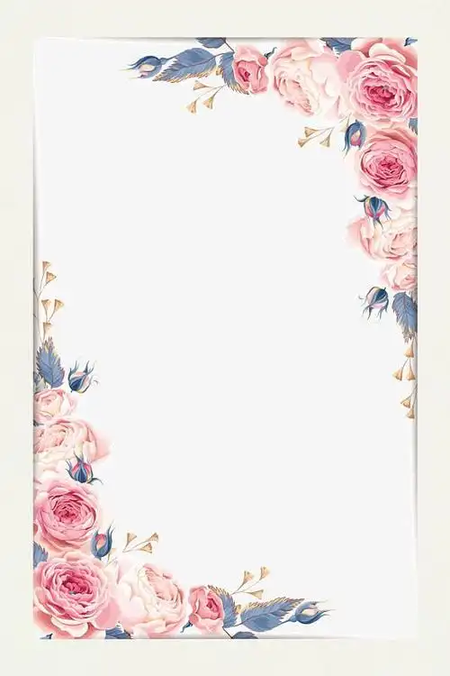 唯美小清新边框矢量素材