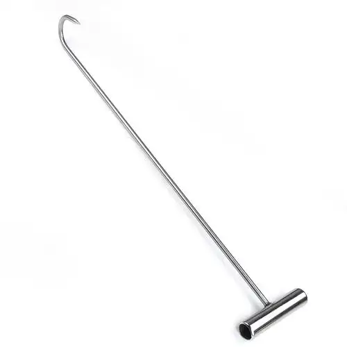 杀猪丁字不锈钢猪肉钩手拉牛羊肉钩肉菜篮子井盖吊钩