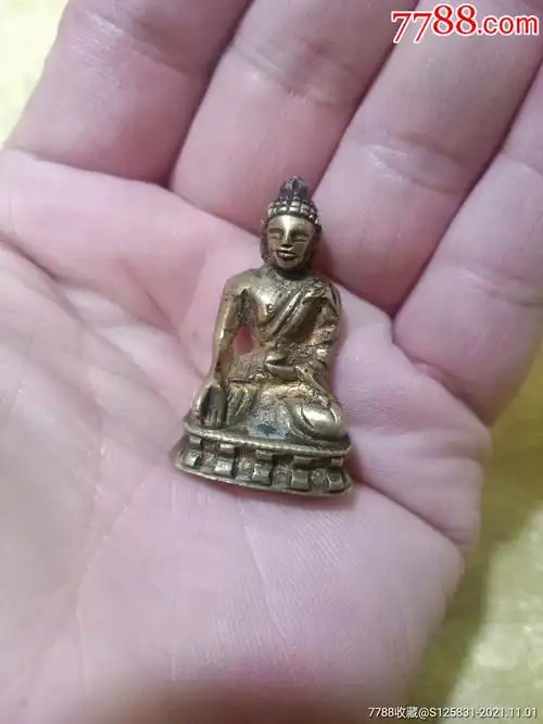 清代鎏金药师寸佛