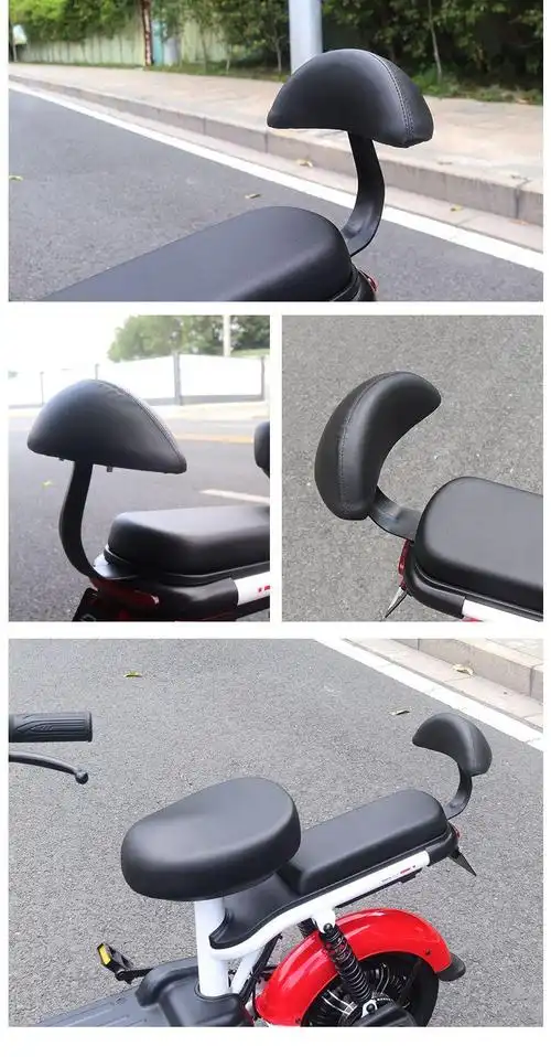 筱玫胧 电动车靠背适用爱玛绿雅迪台铃电动自行车改装配件后座靠背